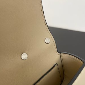 20230417_i1681713727_4764_7_jpg FendiI MINI FIRST SIGHT 13 BAG IN TAN BROWN CALFSKIN WITH SILVER HARDWARE