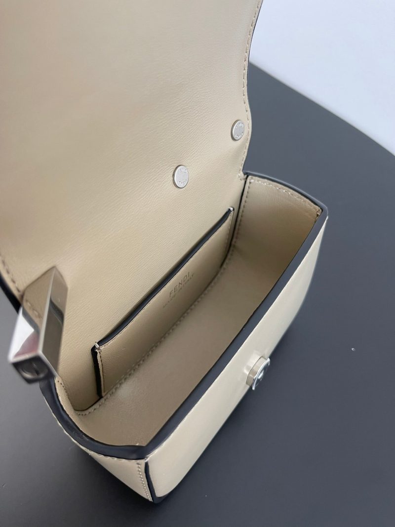 20230417_i1681713727_6183_0_jpg FendiI MINI FIRST SIGHT 13 BAG IN TAN BROWN CALFSKIN WITH SILVER HARDWARE