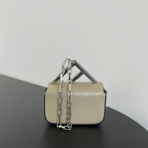 20230417_i1681713727_7171_1_jpg FendiI MINI FIRST SIGHT 13 BAG IN TAN BROWN CALFSKIN WITH SILVER HARDWARE