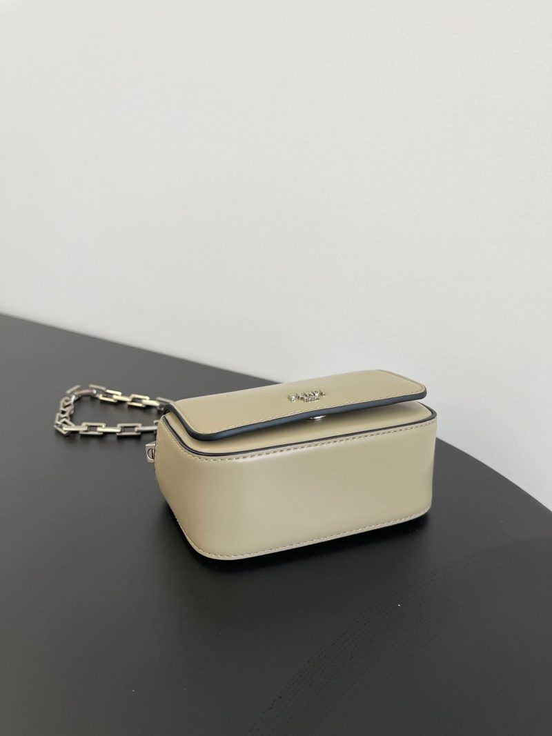 20230417_i1681713727_838_2_jpg FendiI MINI FIRST SIGHT 13 BAG IN TAN BROWN CALFSKIN WITH SILVER HARDWARE