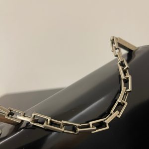 FendiI MINI FIRST SIGHT 23 BAG IN BLACK CALFSKIN WITH SILVER HARDWARE