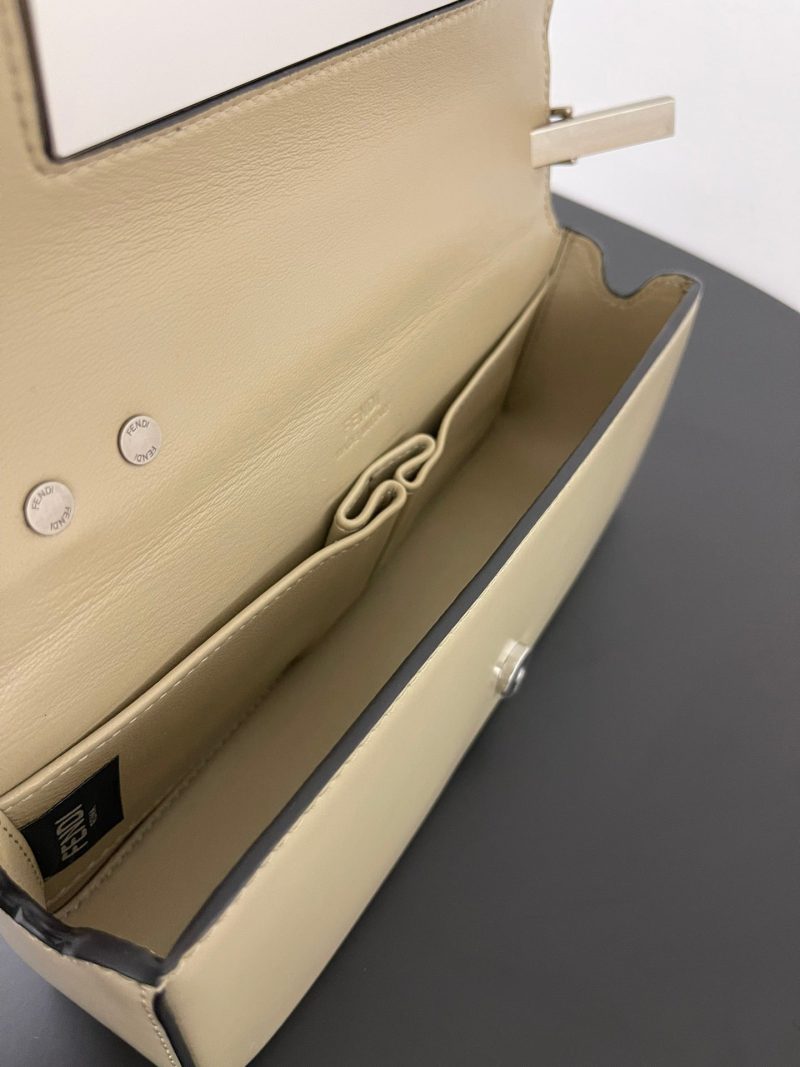 20230417_i1681731690_2575_3_jpg FendiI MINI FIRST SIGHT 23 BAG IN ECRU BROWN CALFSKIN WITH SILVER HARDWARE