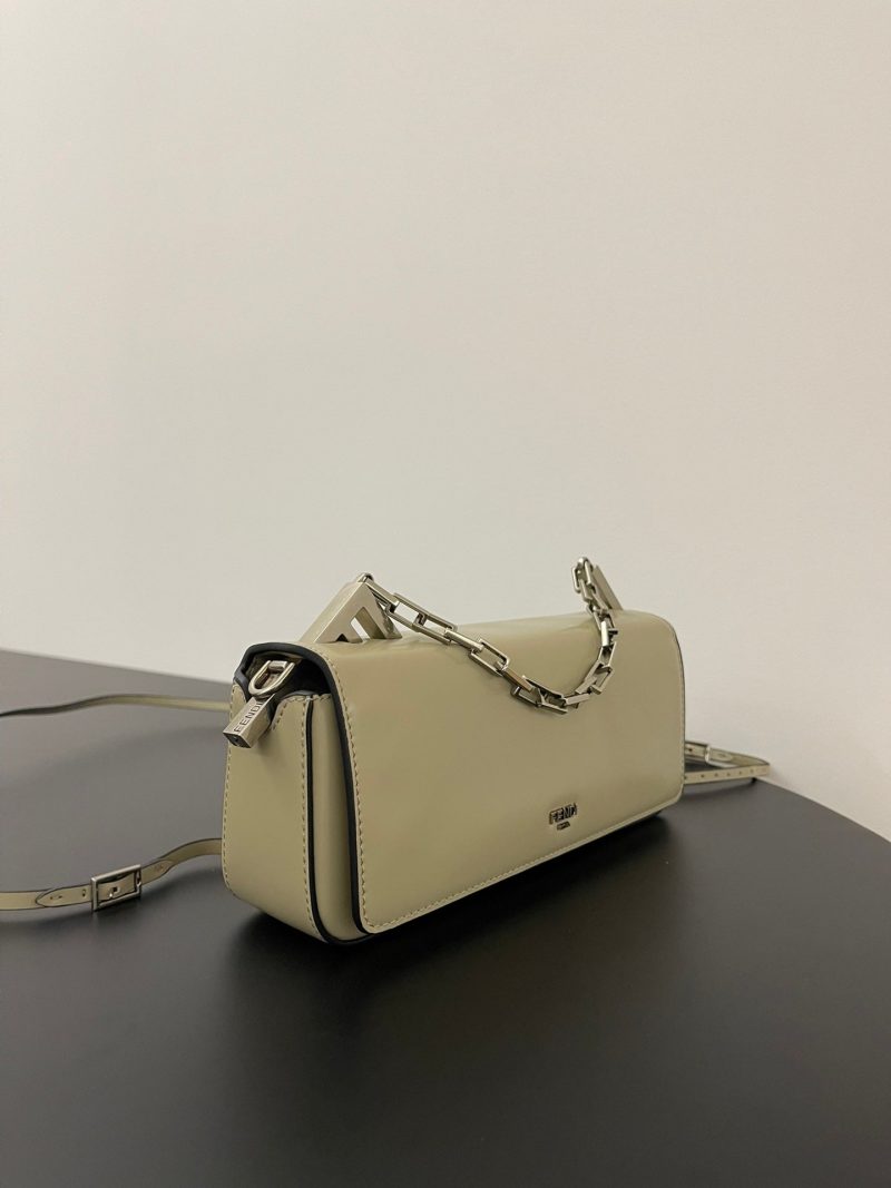 20230417_i1681731690_3203_1_jpg FendiI MINI FIRST SIGHT 23 BAG IN ECRU BROWN CALFSKIN WITH SILVER HARDWARE