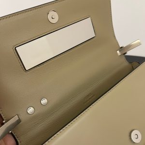 20230417_i1681731690_7819_8_jpg FendiI MINI FIRST SIGHT 23 BAG IN ECRU BROWN CALFSKIN WITH SILVER HARDWARE