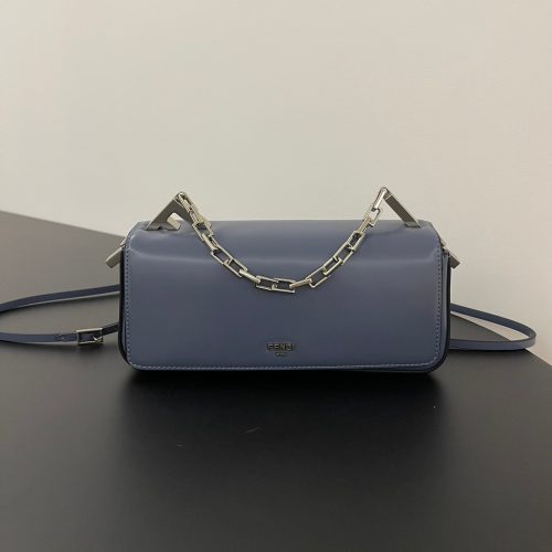 20230417_i1681732018_8367_0_jpg FendiI MINI FIRST SIGHT 23 BAG IN INDIGO BLUE CALFSKIN WITH SILVER HARDWARE
