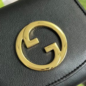 20230420_i1681996144_1116_4_jpg BLONDIE INTERLOCK MINI SHOULDER BAG 12 IN BLACK CALFSKIN GOLD CHAIN