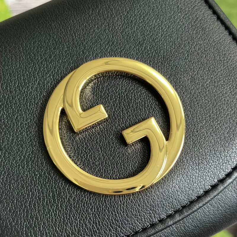 20230420_i1681996144_1116_4_jpg BLONDIE INTERLOCK MINI SHOULDER BAG 12 IN BLACK CALFSKIN GOLD CHAIN