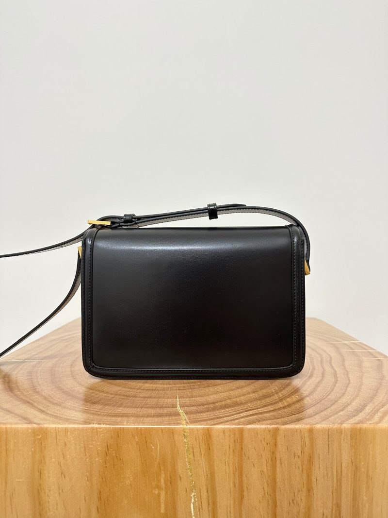 YSL Solferino Small Satchel Bag Black mix Beige Gold Calfskin 339470