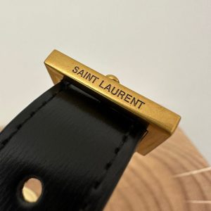 YSL Solferino Small Satchel Bag Black mix Beige Gold Calfskin 339470