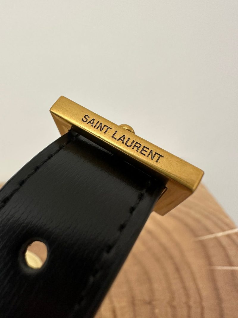 YSL Solferino Small Satchel Bag Black mix Beige Gold Calfskin 339470