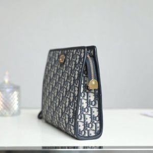 BOOK TOTE 26 IN BLUE OBLIQUE JACQUARD