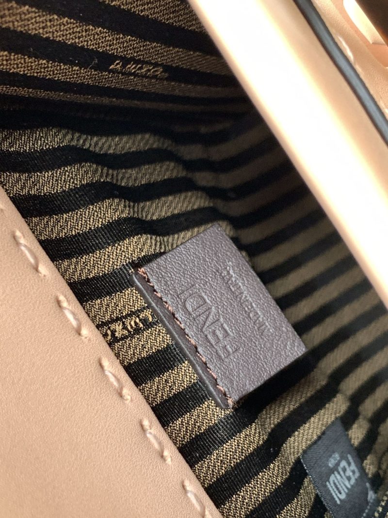 Fendi Mini Sunshine Shopper Bag 18 Peach Leather