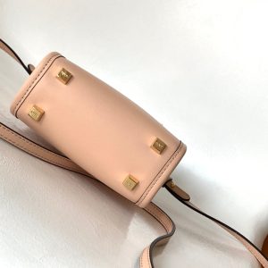 Fendi Mini Sunshine Shopper Bag 18 Peach Leather