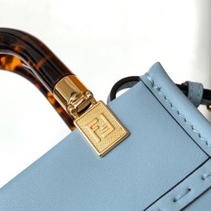 20230514_i1684056315_8933_8_jpg_5289fb90-176b-4774-aeda-8ef1c8800765 Fendi Mini Sunshine Shopper Bag 18 Blue Leather