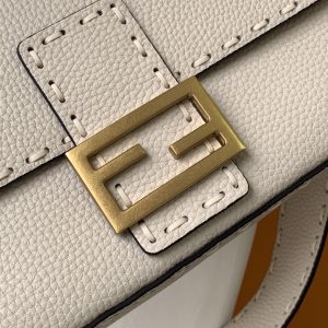 Fendi Baguette 27 Bag Beige Calfskin Ghw