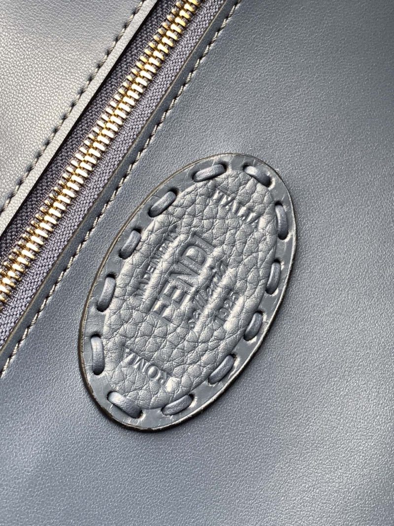 Fendi Baguette 27 Bag Blue Calfskin Ghw