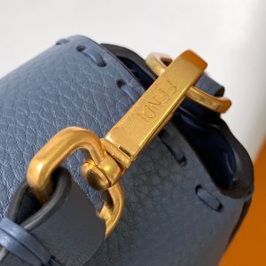 Fendi Baguette 27 Bag Blue Calfskin Ghw