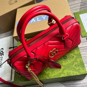20230520_i1684595519_6139_4_jpg GG MARMONT MATELASSE 27 HANDBAG CHERRY RED CALFSKIN