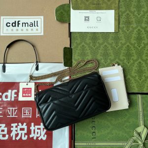 20230525_i1684990269_9680_1_jpg gg marmont 21cm black calfskin gold hardware