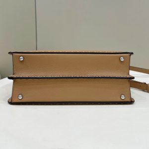 20230527_i1685182465_7726_2_jpg PEEKABOO ISEEU 33 IN CIDER BROWN GRAINED CALFSKIN SILVER HARDWARE