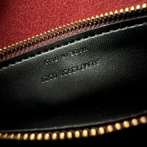 le 5a7 small 23cm burgundy calfskin