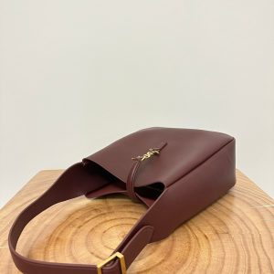 le 5a7 small 23cm burgundy calfskin