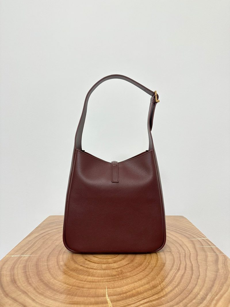 le 5a7 small 23cm burgundy calfskin