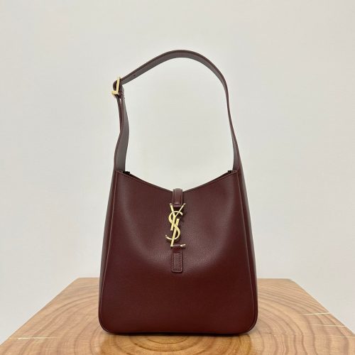 le 5a7 small 23cm burgundy calfskin