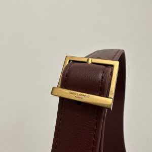 le 5a7 small 23cm burgundy calfskin