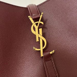 le 5a7 small 23cm burgundy calfskin