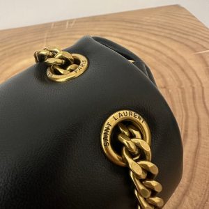 SL 26cm Calypso Chain Bag Black Leather