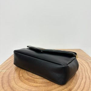 SL 26cm Calypso Chain Bag Black Leather