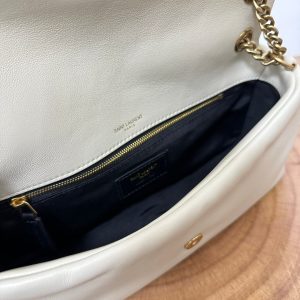 SL 26cm Calypso Chain Bag White Leather
