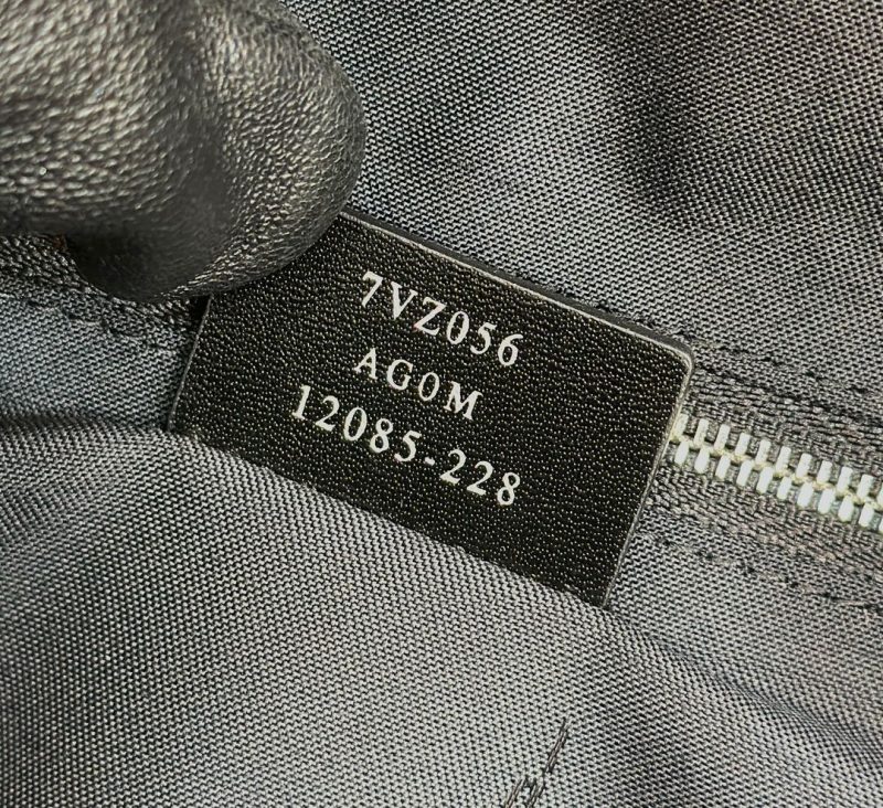 FendiI STRIKE LARGE 46 FF MIDNIGHT BLUE JACQUARD FABRIC BACKPACK