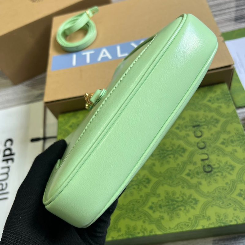 20230612_i1686577832_7723_5_jpg GG JACKIE MINI 19 SHOULDER BAG IN LIGHT GREEN CALFSKIN