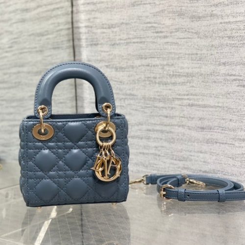 micro lady 12 raf blue lambskin ghw