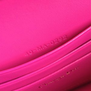 MICRO LADY 12 BAG IN HOT PINK LAMBSKIN