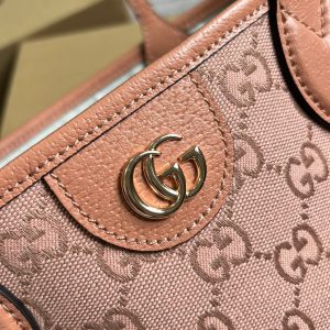 20230627_i1687871957_4080_6_jpg GG OPHIDIA SMALL 25 TOTE BAG IN LIGHT PINK CANVAS