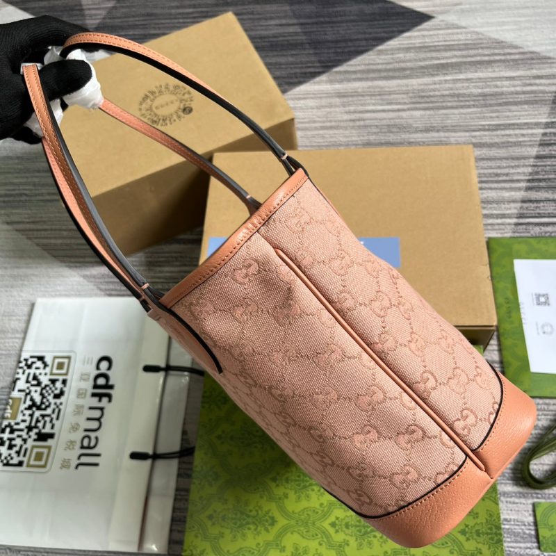 20230627_i1687871957_6615_2_jpg GG OPHIDIA SMALL 25 TOTE BAG IN LIGHT PINK CANVAS