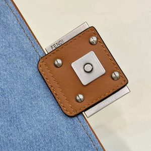 20230630_i1688096462_2627_4_jpg FendiI 19 BAGUETTE BAG IN LIGHT BLUE CANVAS WITH SILVER HARDWARE