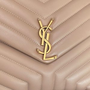 20230701_i1688199670_1065_3_jpg LOULOU MEDIUM 32 DARK BEIGE QUILTED LEATHER GOLD HARDWARE