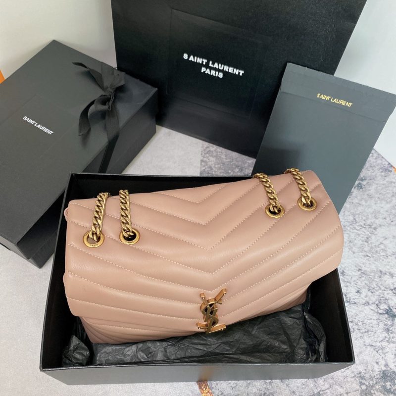 20230701_i1688199670_3863_2_jpg LOULOU MEDIUM 32 DARK BEIGE QUILTED LEATHER GOLD HARDWARE