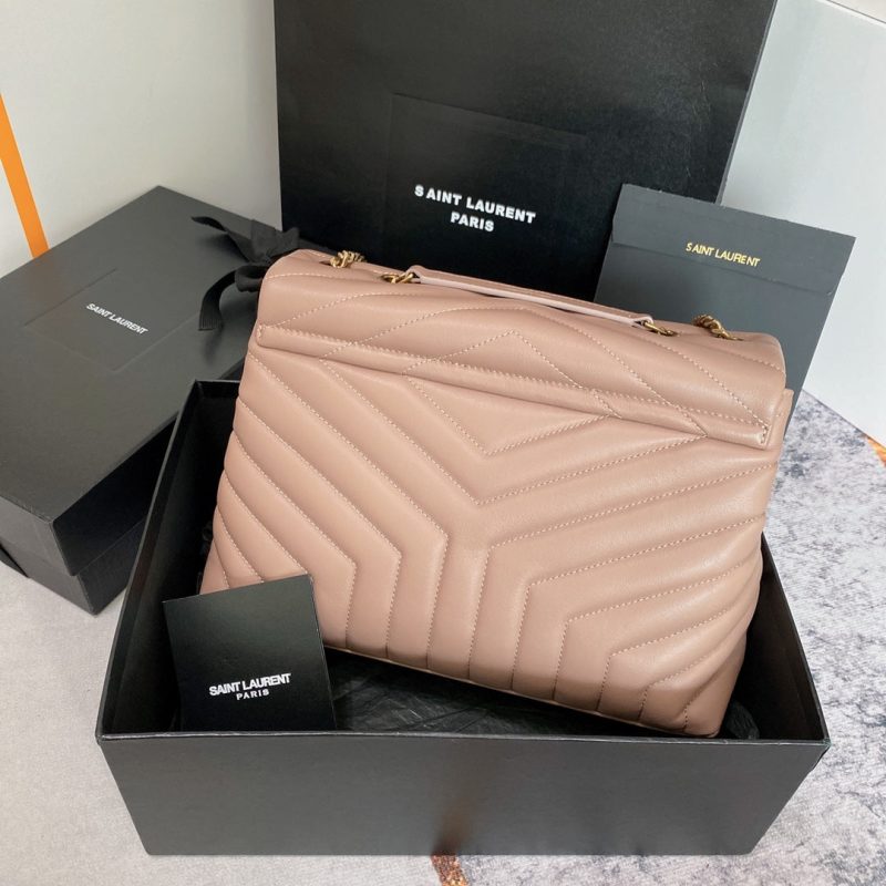 20230701_i1688199670_7049_1_jpg LOULOU MEDIUM 32 DARK BEIGE QUILTED LEATHER GOLD HARDWARE