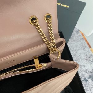 20230701_i1688199670_7731_5_jpg LOULOU MEDIUM 32 DARK BEIGE QUILTED LEATHER GOLD HARDWARE