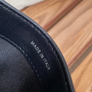 cc boy 11cm card holder black lambskin silver hardware