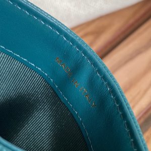 cc boy 11cm card holder dark green caviar gold hardware