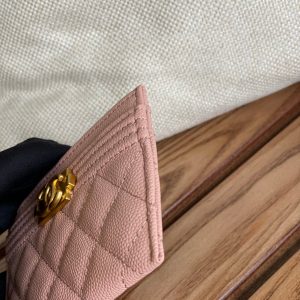 20230713_i1689229961_2969_4_jpg_d24b6483-1507-42d1-9c99-17eb97ca7d33 cc boy 11cm card holder pink caviar gold hardware