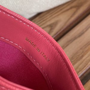 cc boy 11cm card holder red caviar gold hardware