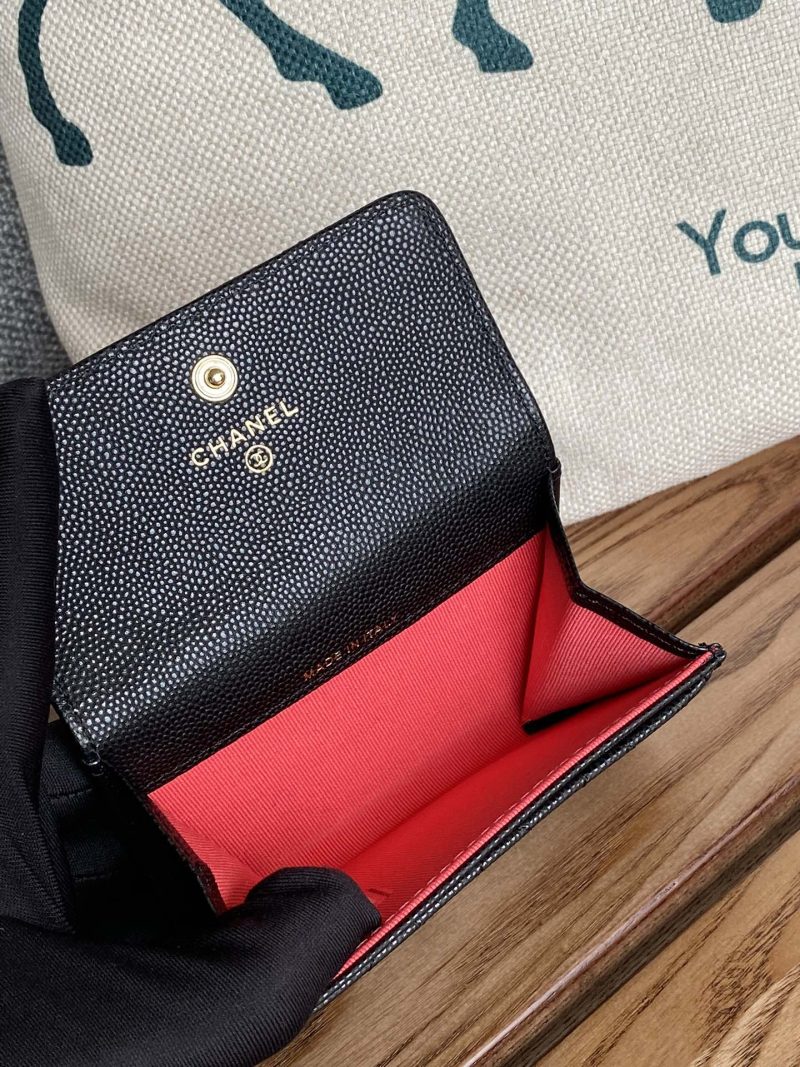 20230713_i1689238771_2985_8_jpg_1f78b5b4-b09f-475f-ade2-e5758191d771 cc small wallet 11cm black caviar light gold hardware
