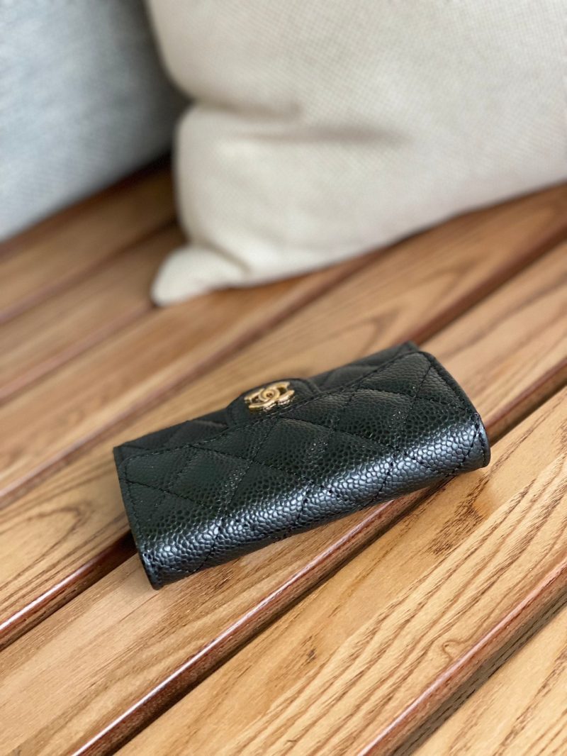 20230717_i1689589168_2285_4_jpg_3ba6887d-9a28-40b5-bd1a-1f4c7eff9344 cc small wallet 11cm black caviar gold hardware